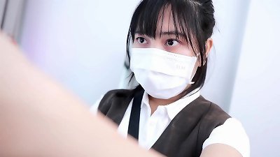 enormous bootie Barber woman naughty with her customer