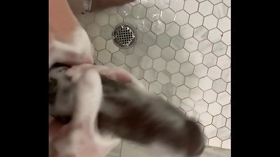 super-naughty Stepdaughter listens to stepdad pulverize her mom to sleep then sneaks into the bathroom to shower with him